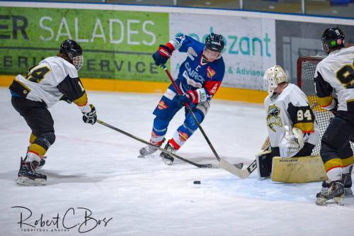 Foto impressie 23 nov. 2018 | Cairox Hijs Hokij vs Mechelen Golden Sharks